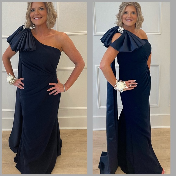 Navy Jovani Formal Dress - Picture 4 of 4